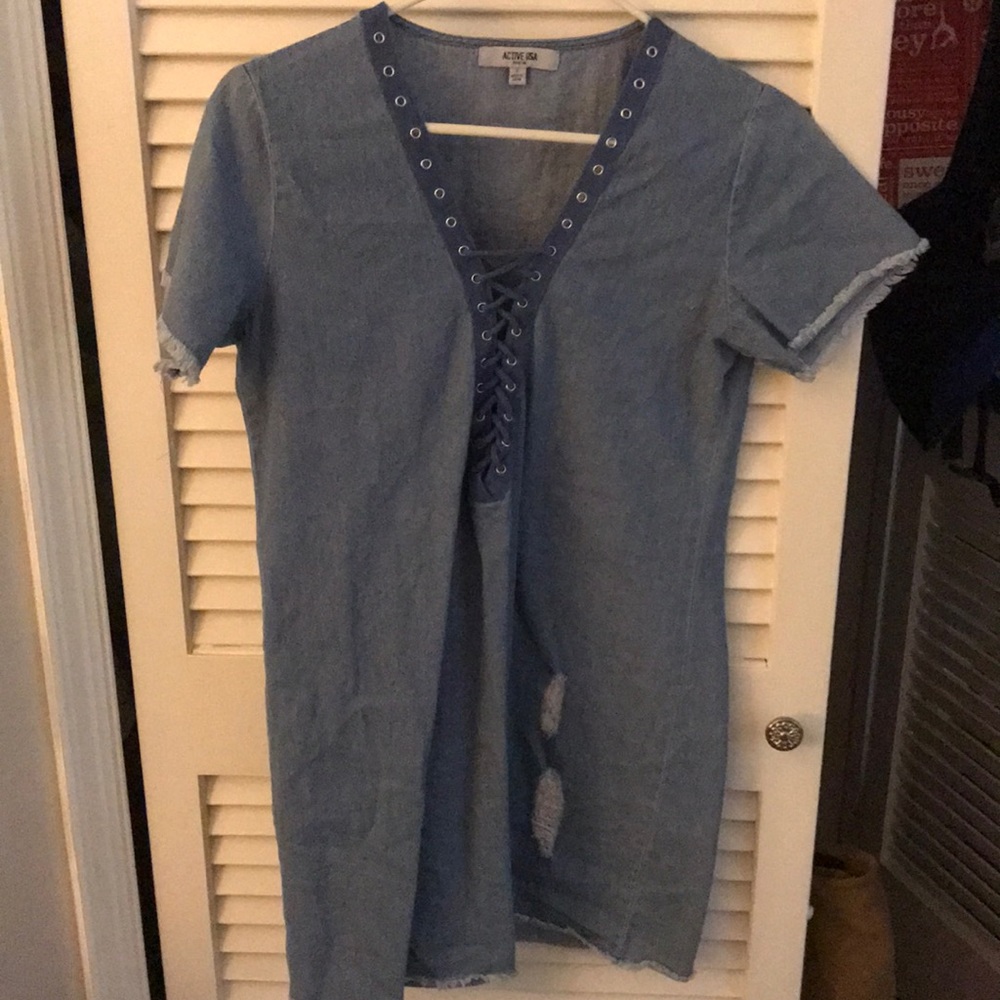 Denim dress